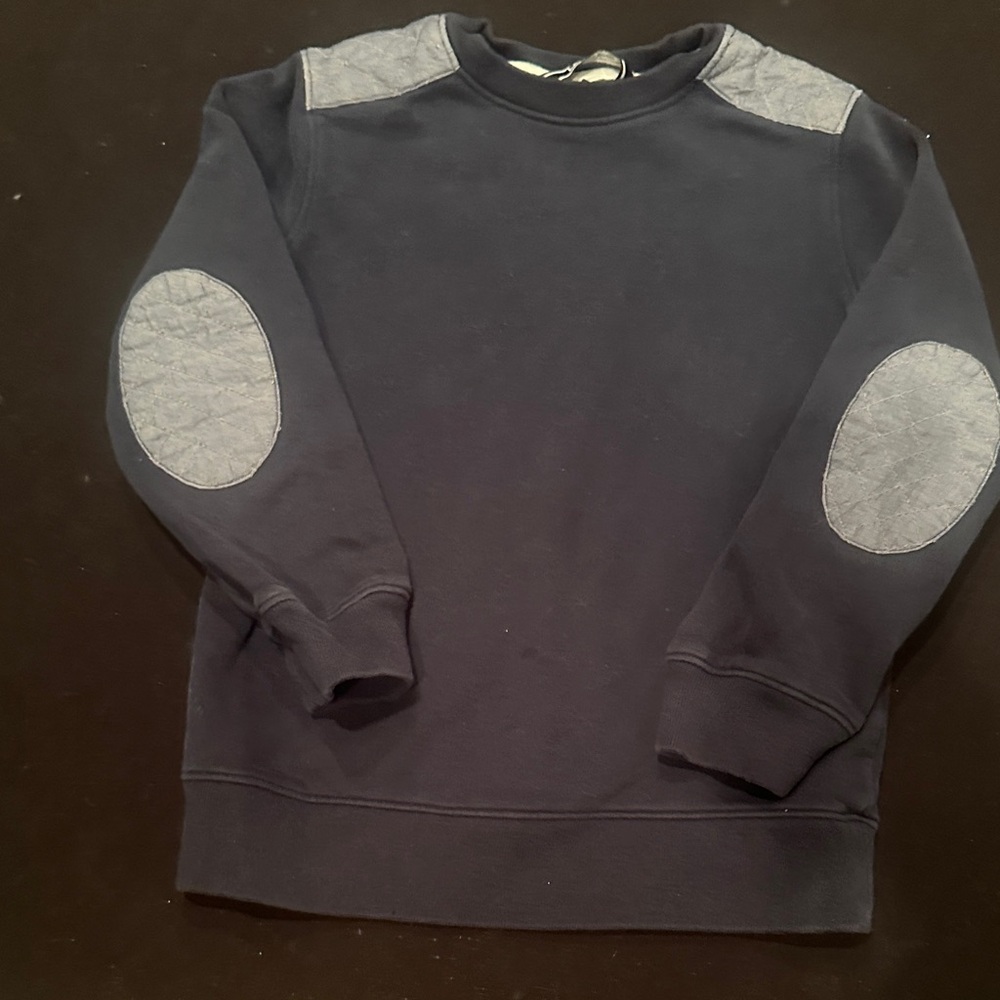 Lands' End Kids' Navy and Gray Sweatshirt